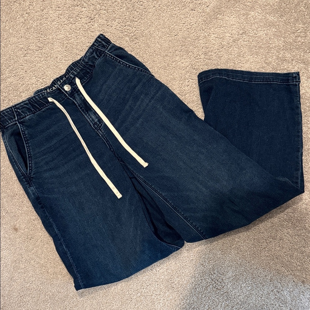 American Eagle Outfitters Navy Relaxed Jeans